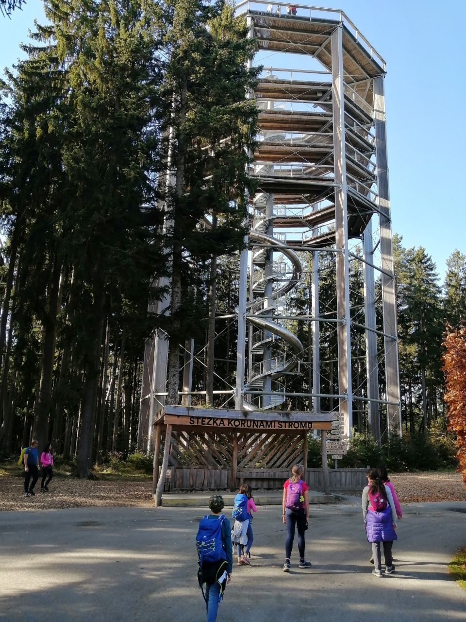 Stezka korunami stromů Lipno