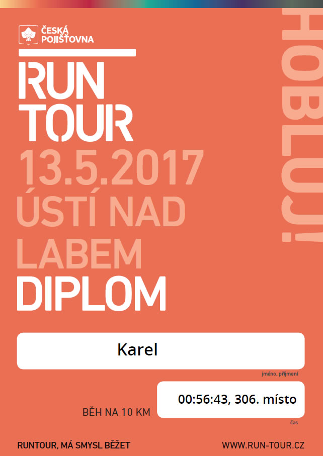 RunTour 2017 - Ústí nad Labem